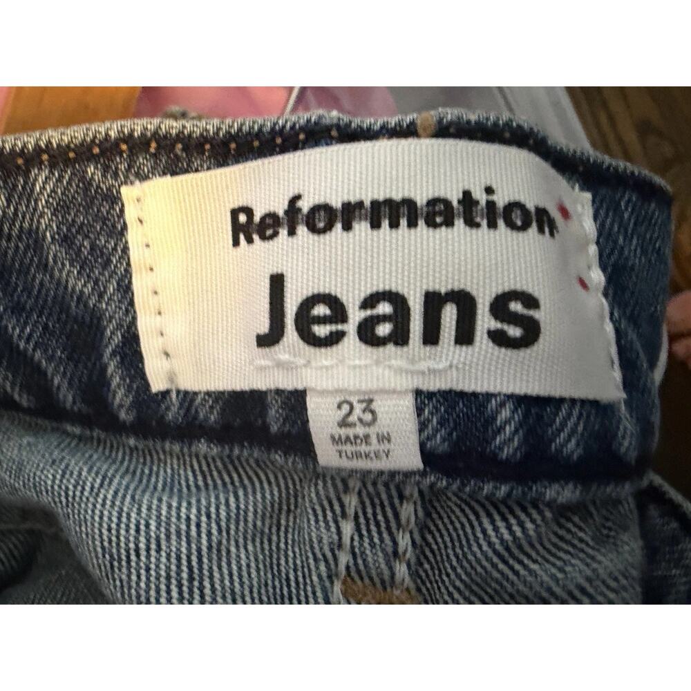 Reformation Penney High Rise Relaxed Wide Leg Jeans 28" Waist NEW $198 - Picture 7 of 16